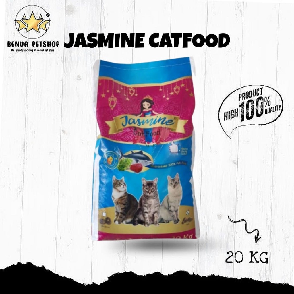 JASMINE CATFOOD PREMIUM 20 KG - GRAB GOSEND