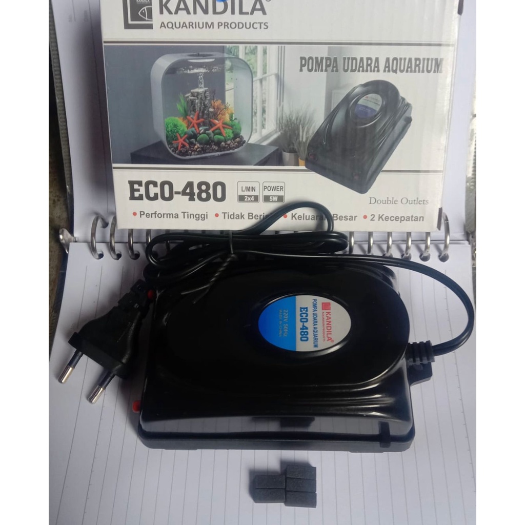 AERATOR AQUARIUM MESIN KANDILA ECO SERIES 1 LUBANG &amp; 2 LUBANG