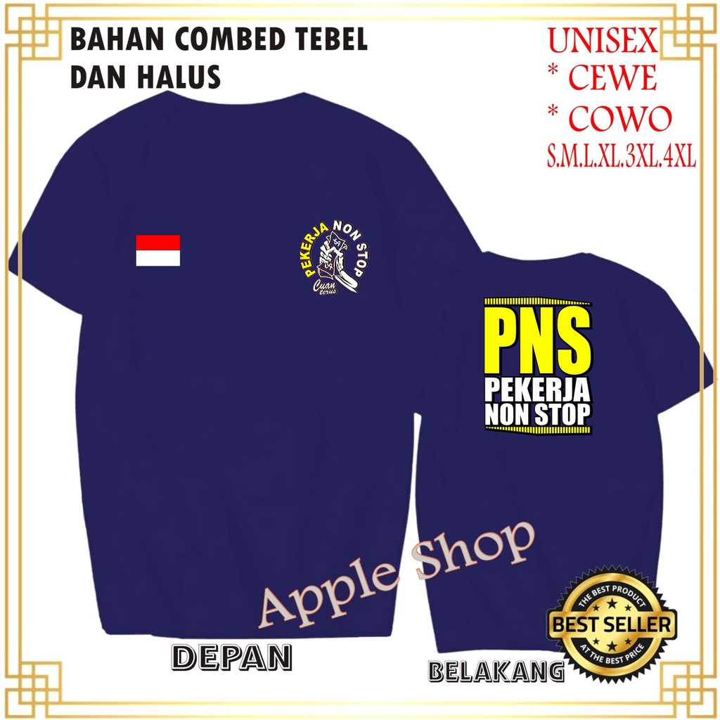 APP Kaos DB DTF PNS Pekerja Non Stop HENG Kaos Murah /Pakaian Pria pakaian Wanita Best Seller