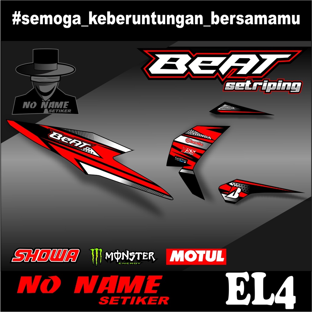 Stiker striping Beat New 2020 2021 (el4) List Variasi sticker
