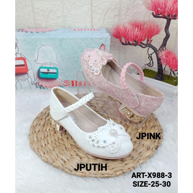 sepatu anak perempuan nobody X988-3
