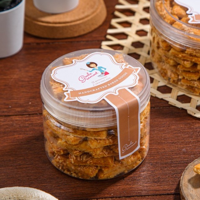 

Kue Kastengel Keju Premium Goela Semoet - kue kering cookies kastangel - Kecil