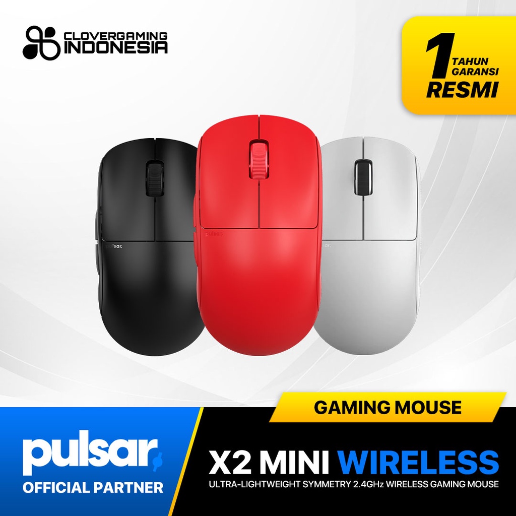 Pulsar X2 Mini Wireless - 52g Extreme Lightweight Gaming Mouse