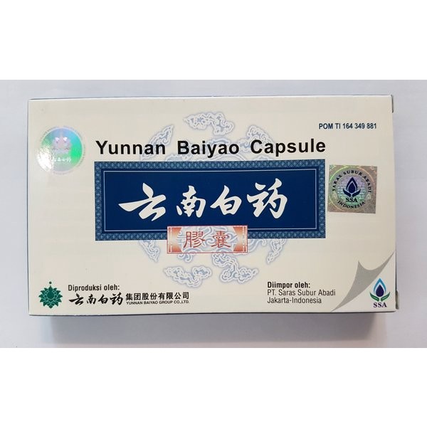 Yunnan Baiyao Capsule obat luka dalam luka memar kapsul pak capsules