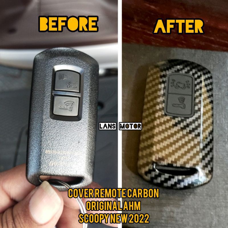 COVER REMOTE SCOOPY 2021-2022 VARIO 150 CARBON COVER REMOTE SCOOPY 2022 Carbon Remote