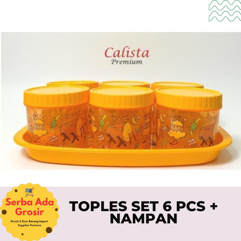 TOPLES SET NAMPAN 6 PCS CALISTA