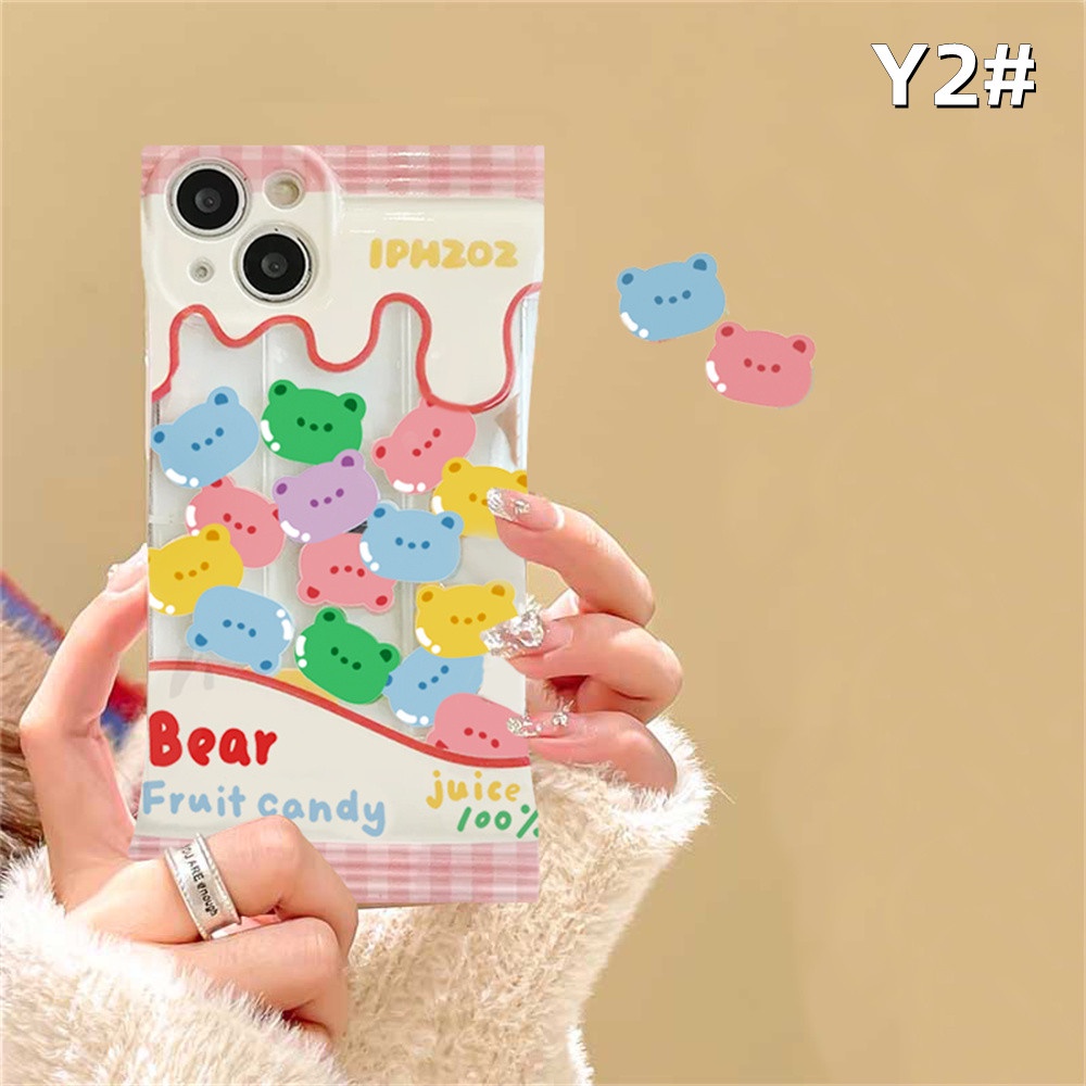 Samsung A04s A23 A03s A32 A13 A03 A22 M22 M32 A12 A31 A02s A21s A20 A52 A52s A53 A51 A71 Gummy bears Dan Pretz Stik biscuit TPU Soft Phone Cover DGX