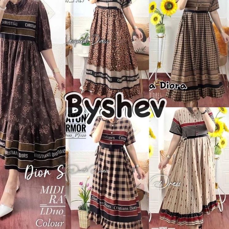 ☂ Daster SMK sematakaki motif branded busui viral rayon armor import premium homedress kanaya ✭