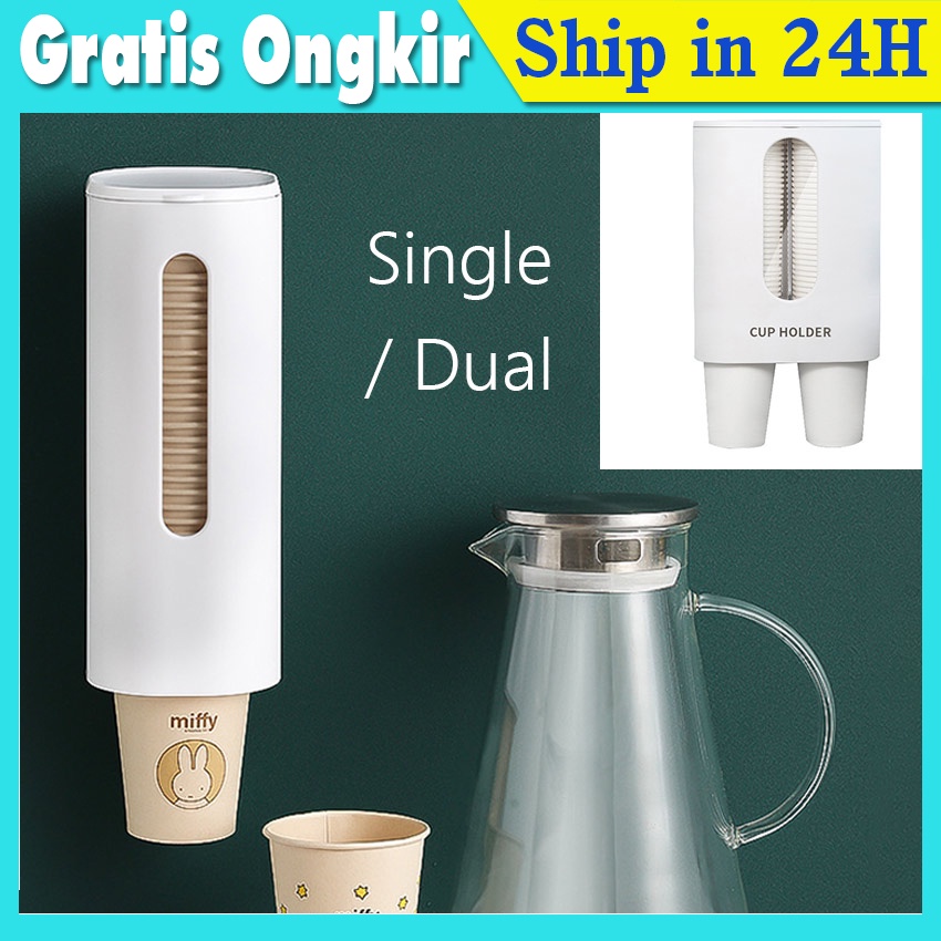 Tempat Gelas Plastik Dispenser / Cup holder Dispenser