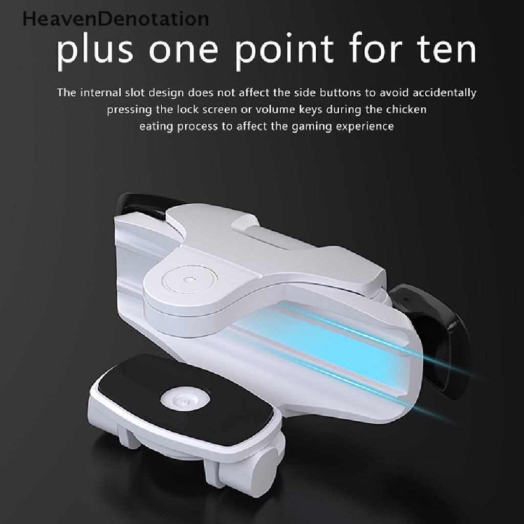 [HeavenDenotation] 2 Pcs Baru Ponsel Gamepad PUBG Gaming Controller Trigger Fire Tombol Handle Shooter Game Joys Gamepad Untuk Ponsel Universal HDV