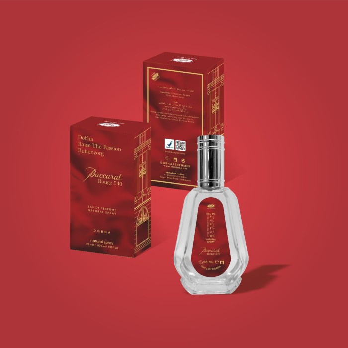 Parfum Dobha Spray Aroma BACCARAT ROUGE 55ML Original