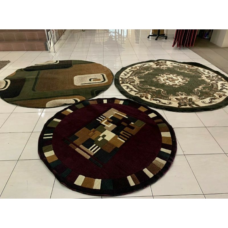 Karpet bulat klasik, Karpet bulat motif, Karpet ruang tamu, Karpet meja, Karpet turkey