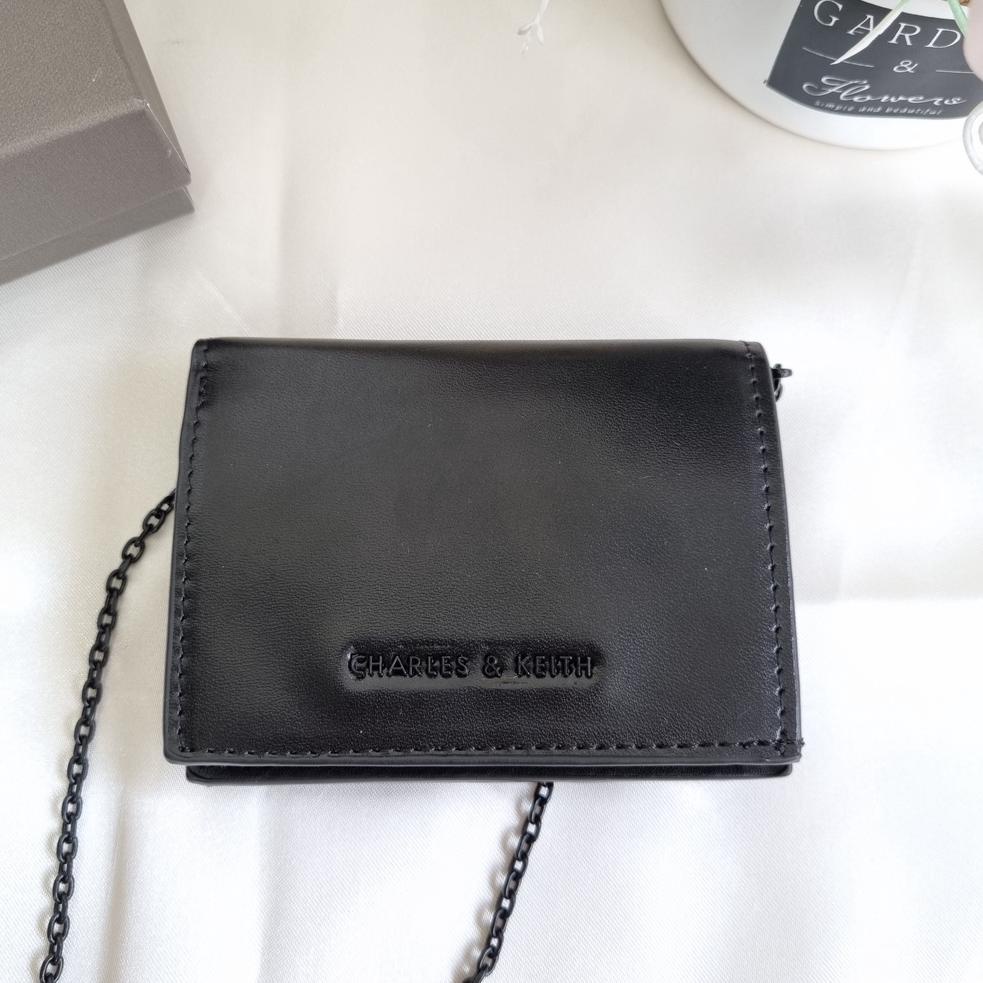 CHEKOUT DOMPET CK CHAIN BUTTON MINI WALLET - CK068