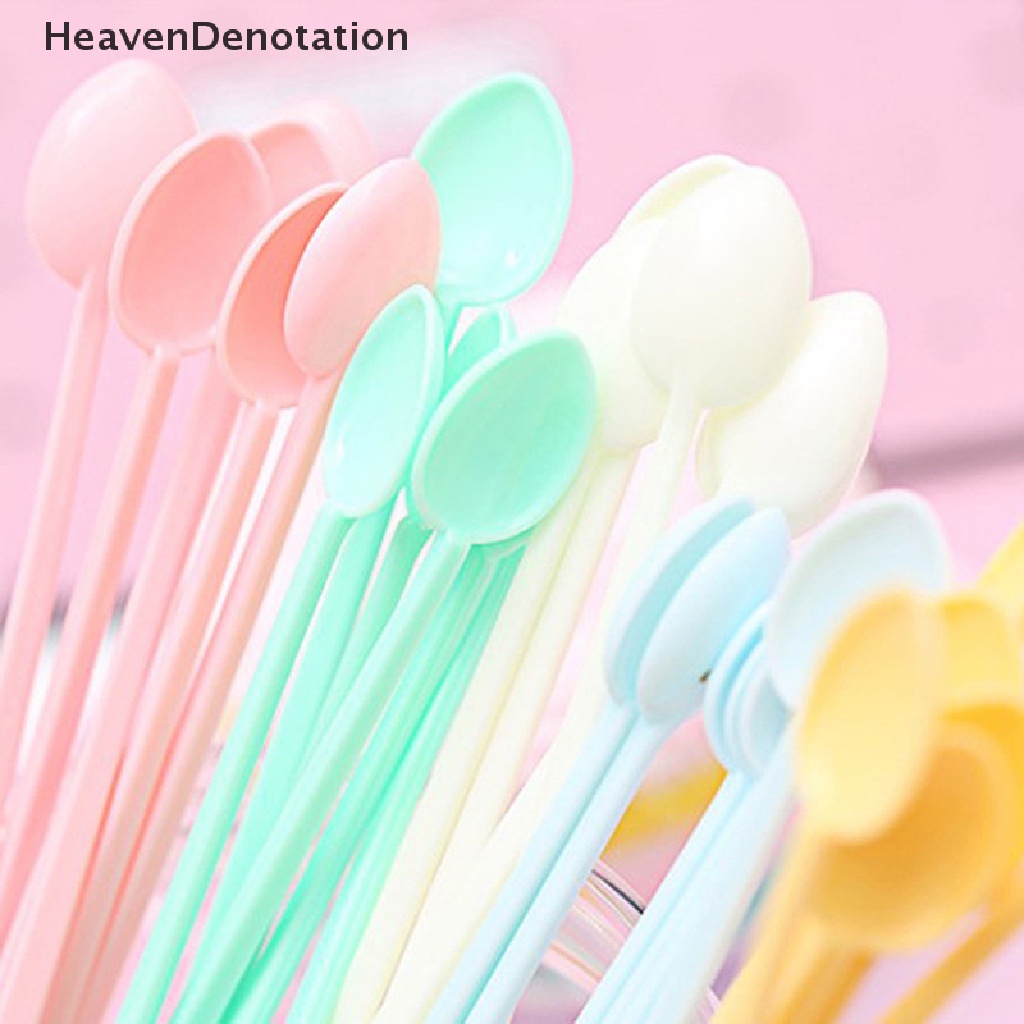 [HeavenDenotation] 30 Pcs Mini Candy-color Cute Dispensing Spoon Jewelry Tool Alat Cetakan Silikon HDV