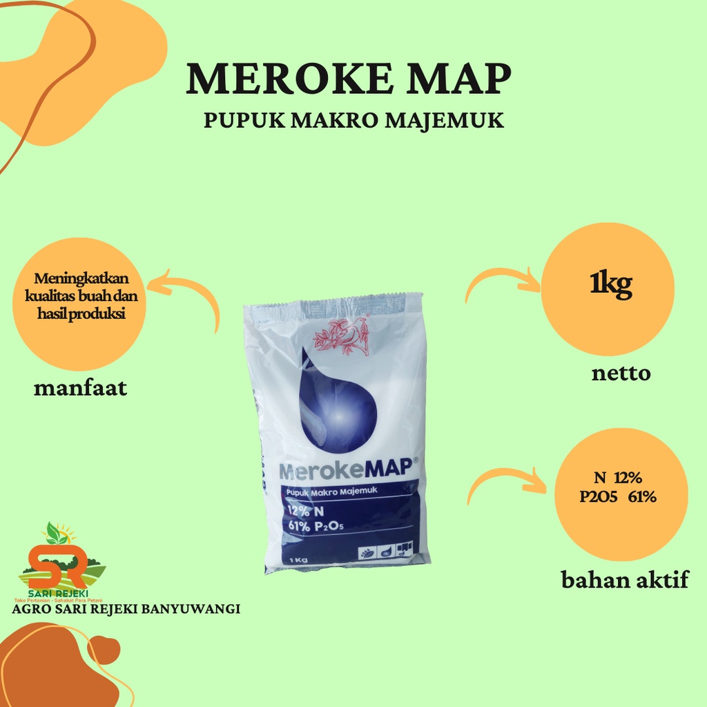 PUPUK MAP MEROKE 1KG