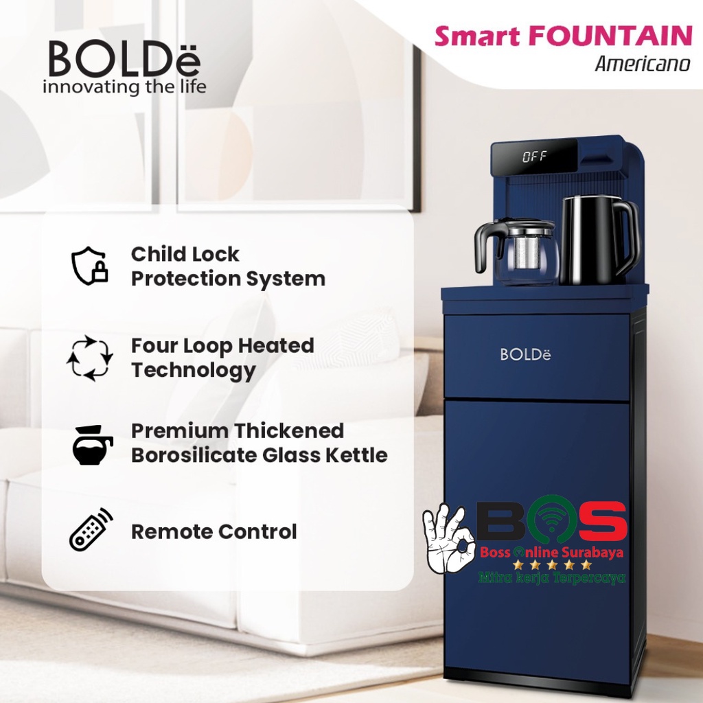 Bolde Super Smart Dispenser Americano Smart Fountain Dispenser Panas Dingin Normal