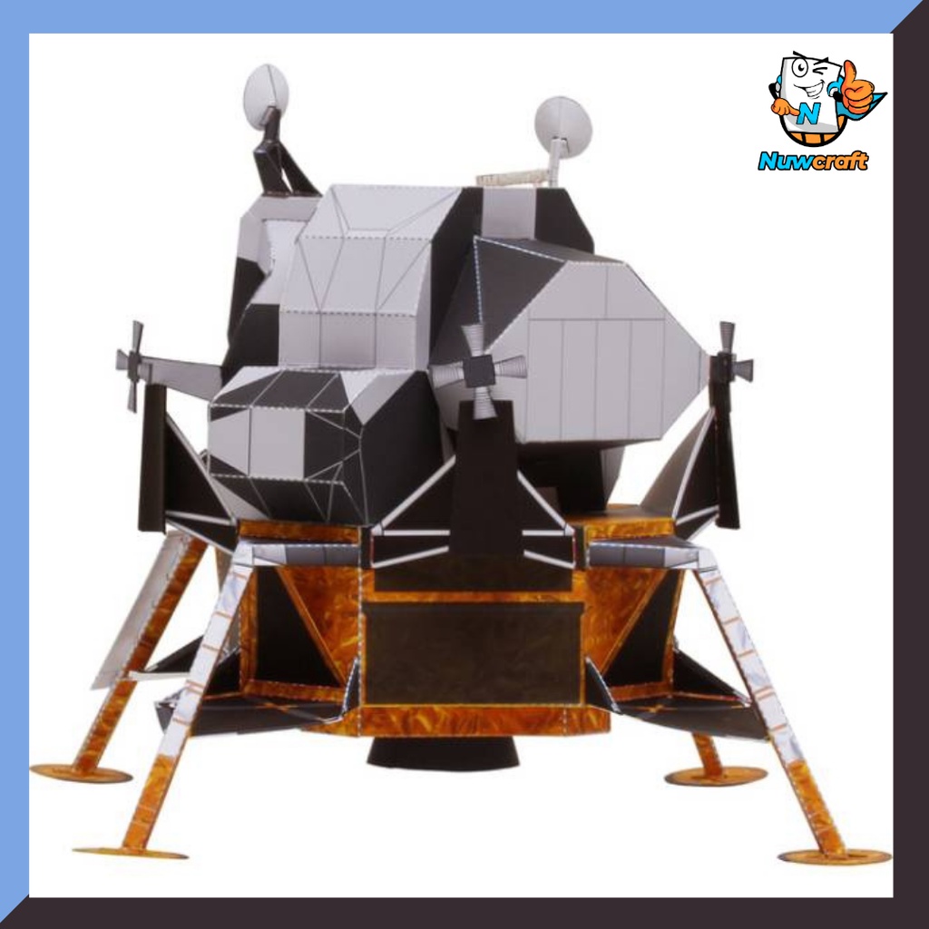 Nuwcraft Papercraft apollo Lunar Module  Simplified Version