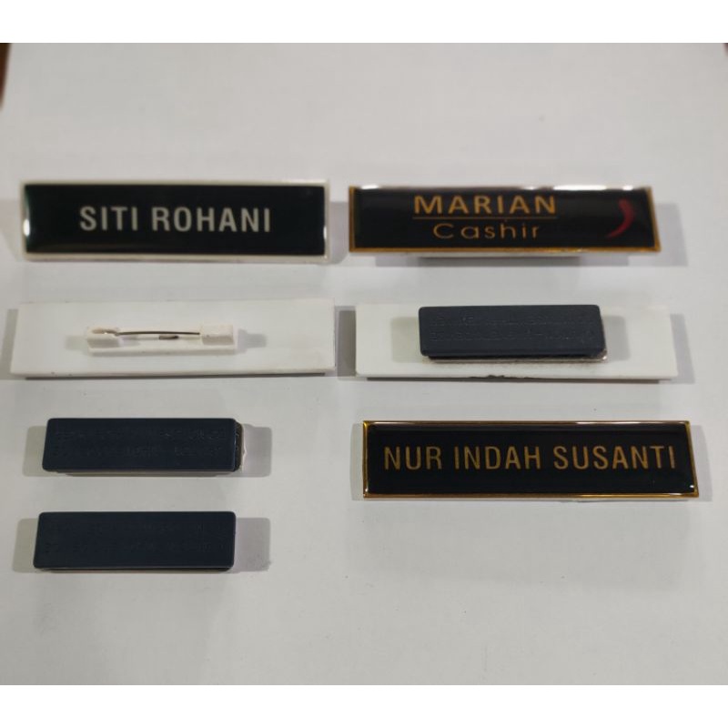 

Nama TAg papan nama Dada tag kuning& tag putih, mahasiswa kantor sekolah dLL