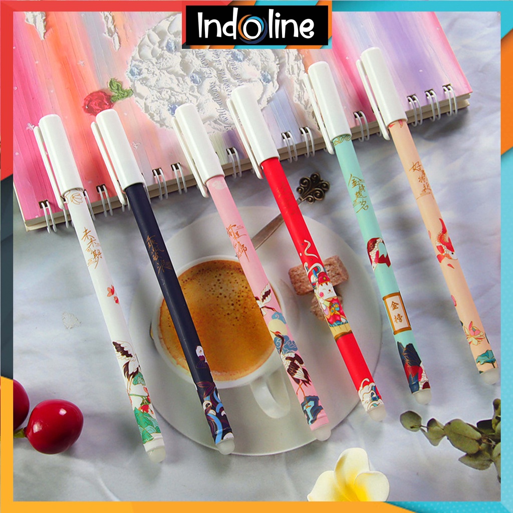 

Pulpen Bisa Di Hapus Erasable Pen Karakter Viral Pena Magic Import COD 961