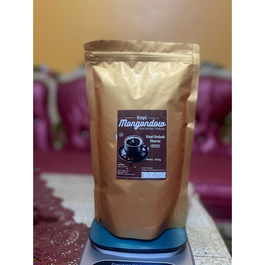 

Kopi Bubuk Murni Robusta 500 gram