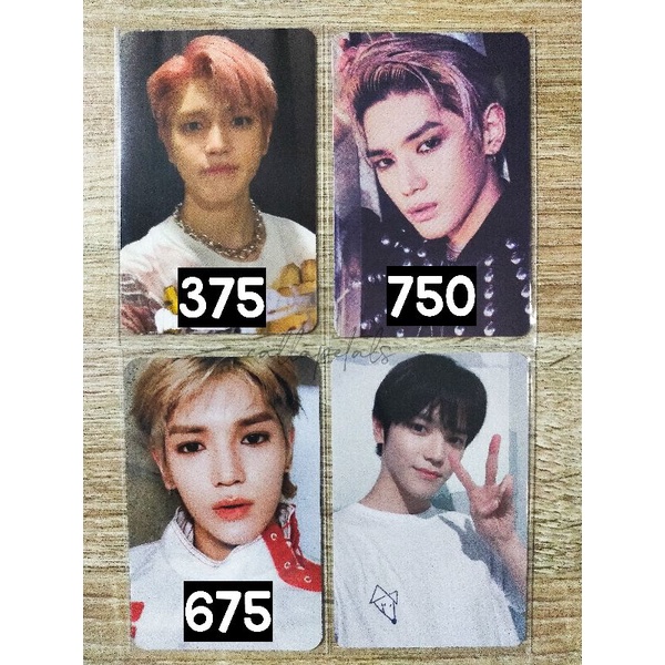 photocard pc taeyong nct superm official rare ar ticket cahol airpods