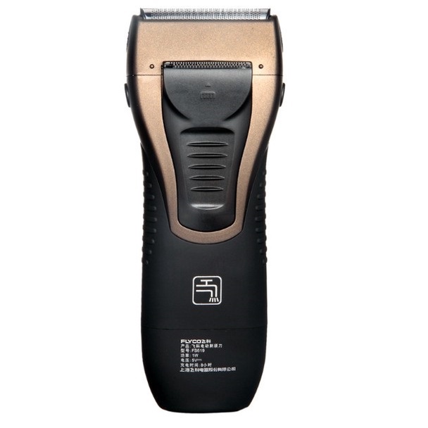 AKN88- Original FLYCO FS619 Premium Dual Blade Washable Travel Friendly Rechargeable Shaver Dry Razor