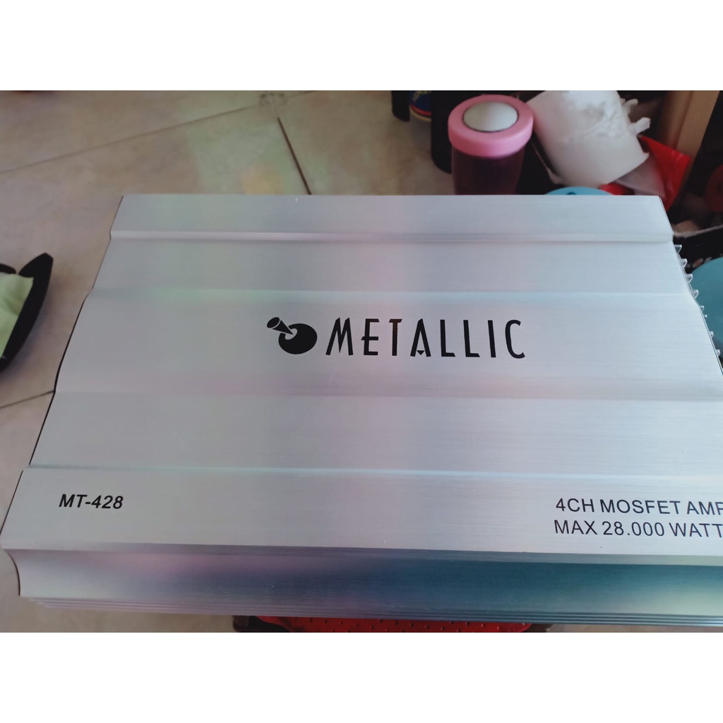 Power Metallic MT-428 4channel Power Amplifier Limited