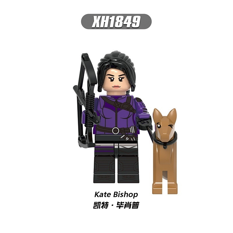 Hawkeye Minifigures Gema Yelena Belova Ronin Barton Kingpin Marvel Kate Bishop Angka Mini Matt Murdock Mainan Boneka