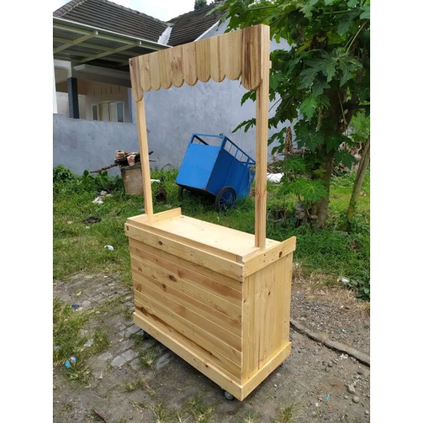 BOOTH STAND / GEROBAK KAYU / BOOTH KAYU