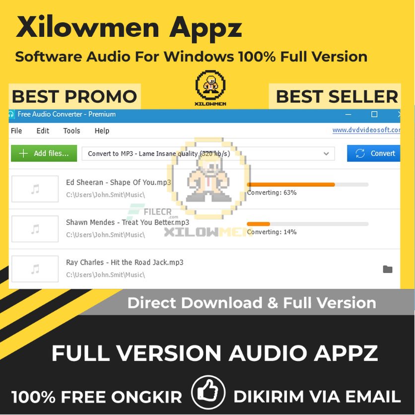 [Full Version] Free Audio Converter Pro Lifetime Audio Software WIN OS