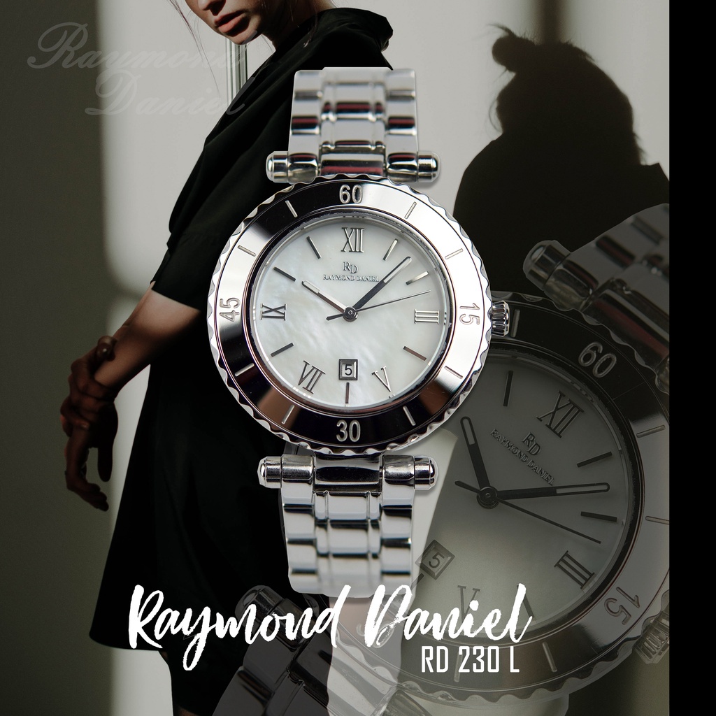 Raymond Daniel RD 230 Jam Tangan Wanita All Soild Stainless Steel Original Garansi 1 Tahun