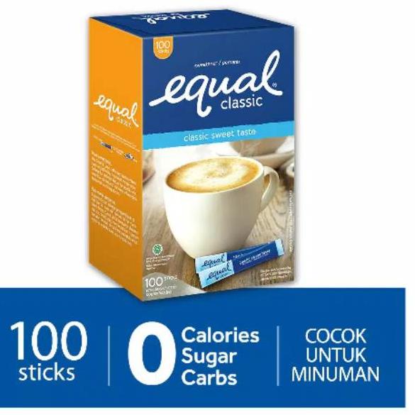 

♀ Equal Classic Zero Calorie Sweetener 100 stick ♠