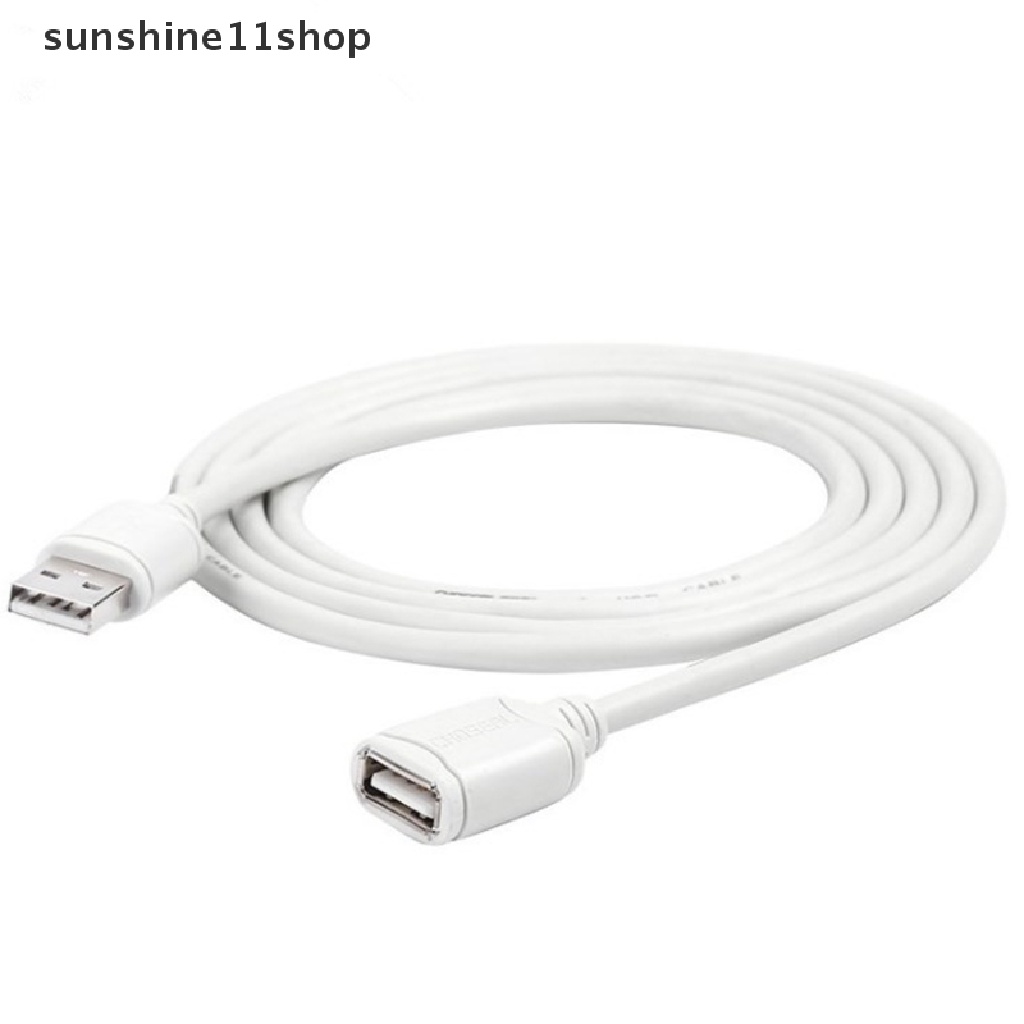 Sho Kabel Ekstensi USB2.0 Male to Female Extender Kabel Data USB Kecepatan Tinggi Untuk PC N