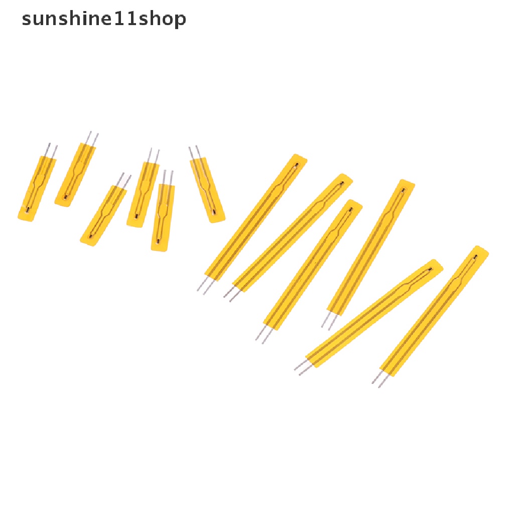 Sho 10pcs Termis NTC Film Tipis 2.5cm 5cm 395010k 50K 100K MF5B Smd1% 5% Sensor Suhu N