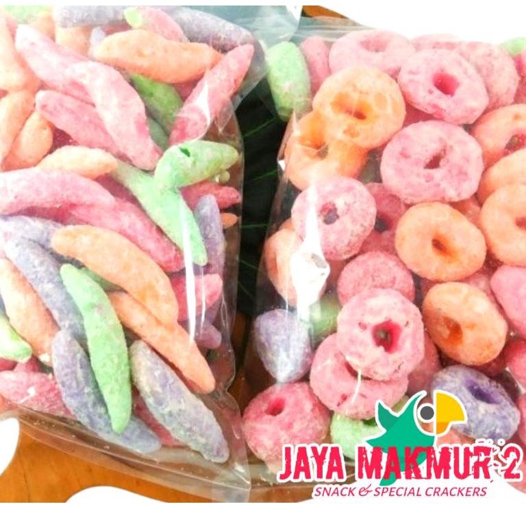 

N39 Getas manis warna donat / lonjong 200gram jaya makmur2 snack SERBA MURAH ➤