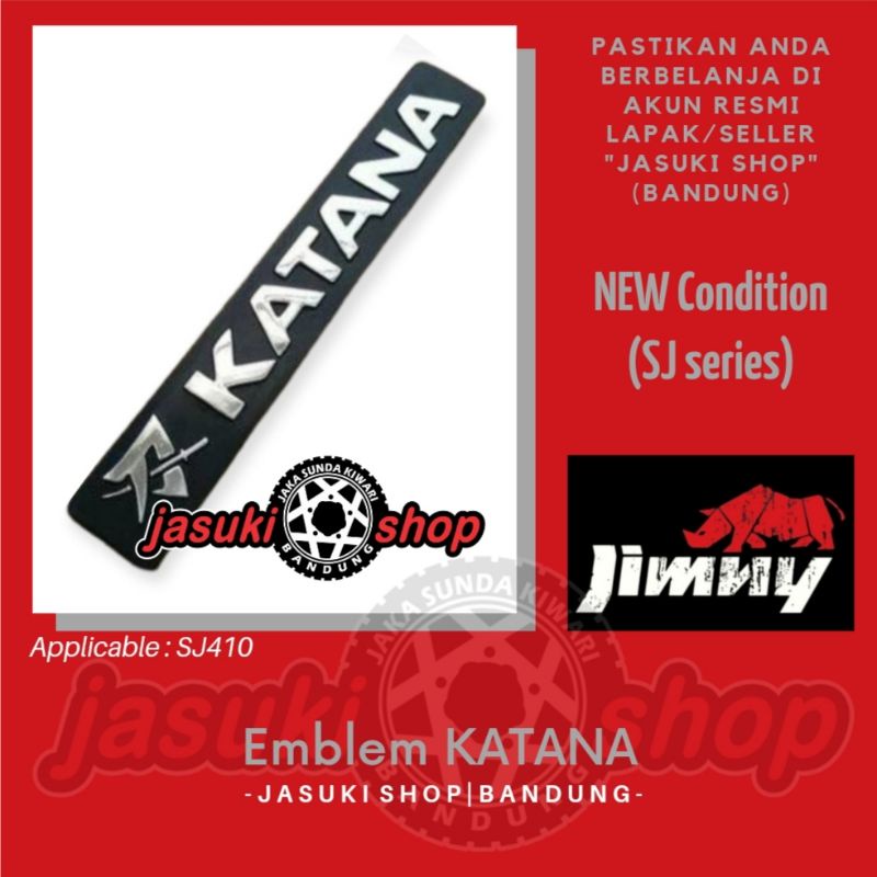 Emblem Emblim Logo Tulisan Suzuki Katana