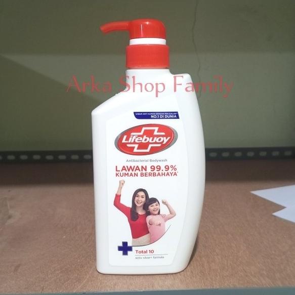 TERBARU LIFEBUOY SABUN MANDI CAIR TOTAL 10 PUMP / BOTOL 500 ML ORIGINAL