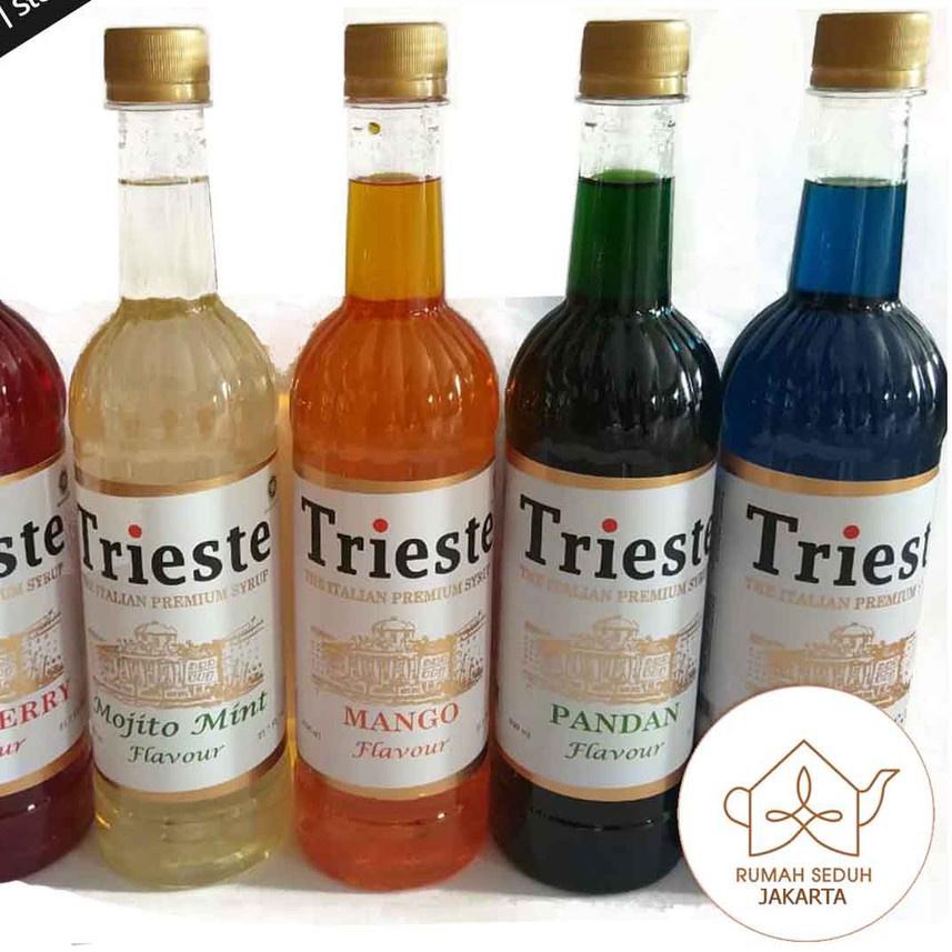 

▼ Trieste Italian Syrup 650 mL - Tea and Mojito Syrup Series - Mint, Lychee, Mango, Strawberry, Pandan ♀