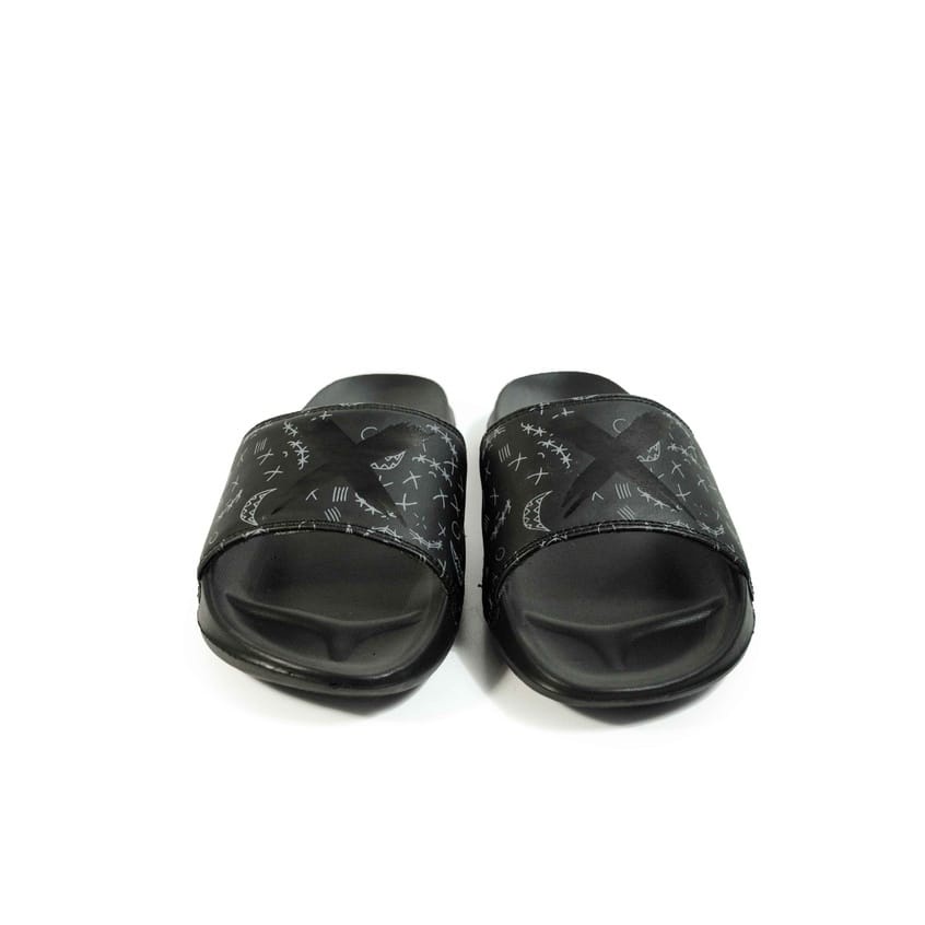 Sun Casual - Patrol Full Black | Slippers Slide | Sandal Pria | Sandal Wanita | Sandal Unisex