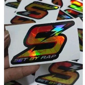 stiker SET BY RAP stiker motor