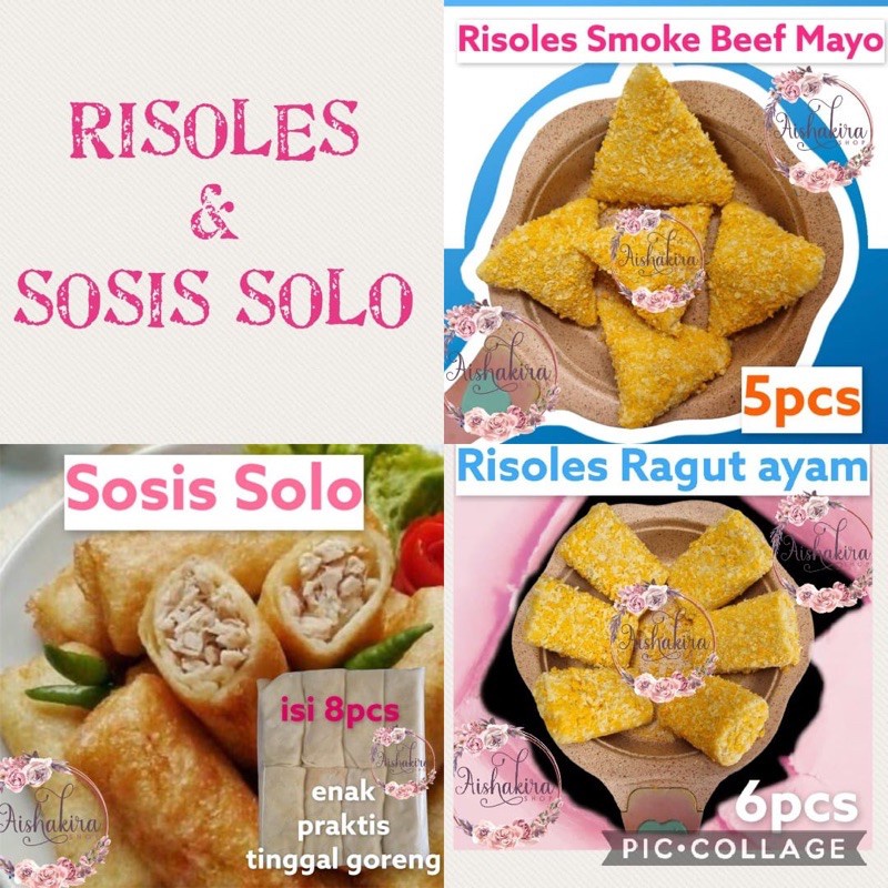 Risoles / sosis solo Frozen Enak Praktis tinggal goreng