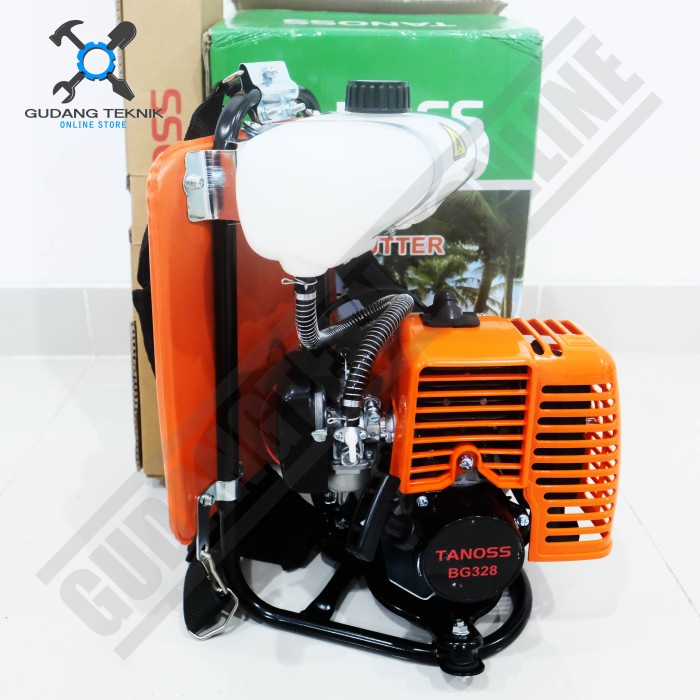 Mesin Potong Rumput 328 2Tak TANOSS / Mesin Pemotong Rumput Padi 2 Tak Gendong - Portable Brush Cutter PADDY REAPER