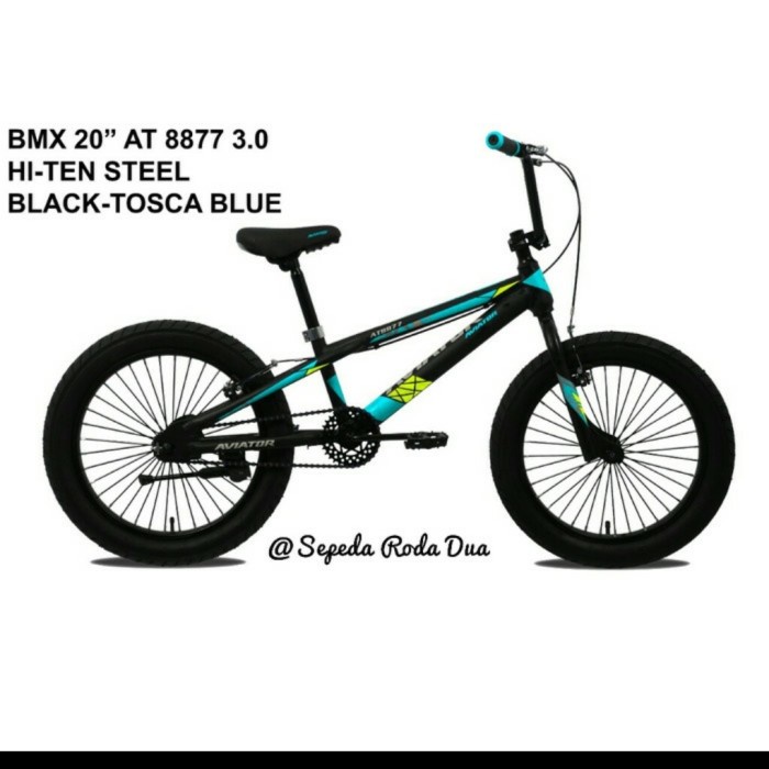 Sepeda Bmx 20 Aviator At 8877 Ban Besar 3.0 #Original