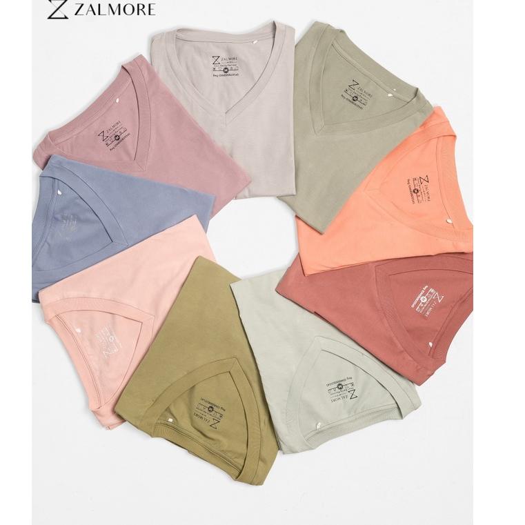 REKOMENDASI Zalmore Pastel Series Woman T-Shirt Premium - Kaos Wanita