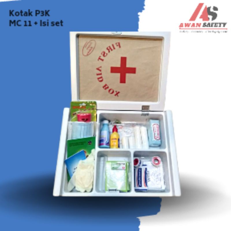 Kotak Obat P3K Lengkap Isi Type A B C Full Set Box First Aid Kit