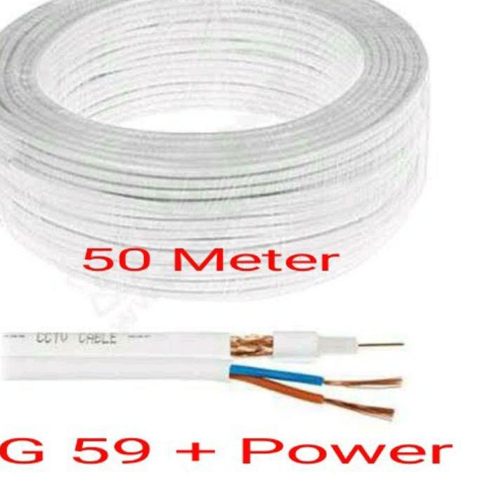 ► KABEL 50 METER UNTUK CCTV ➵