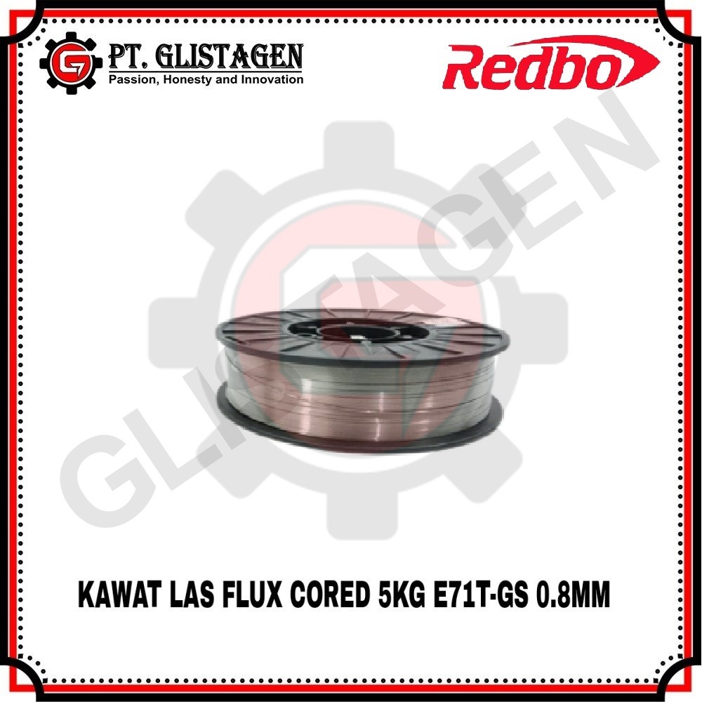 KAWAT LAS WIRE MIG 0.8 MM REDBO 5 KG FLUXCORE TANPA CO