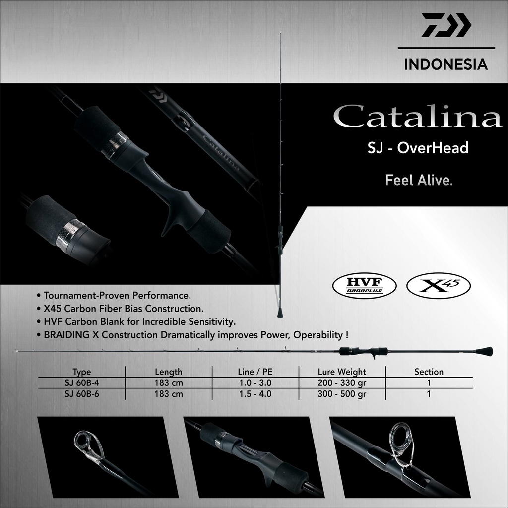 Rod / Joran Jigging Daiwa Catalina SJ Series