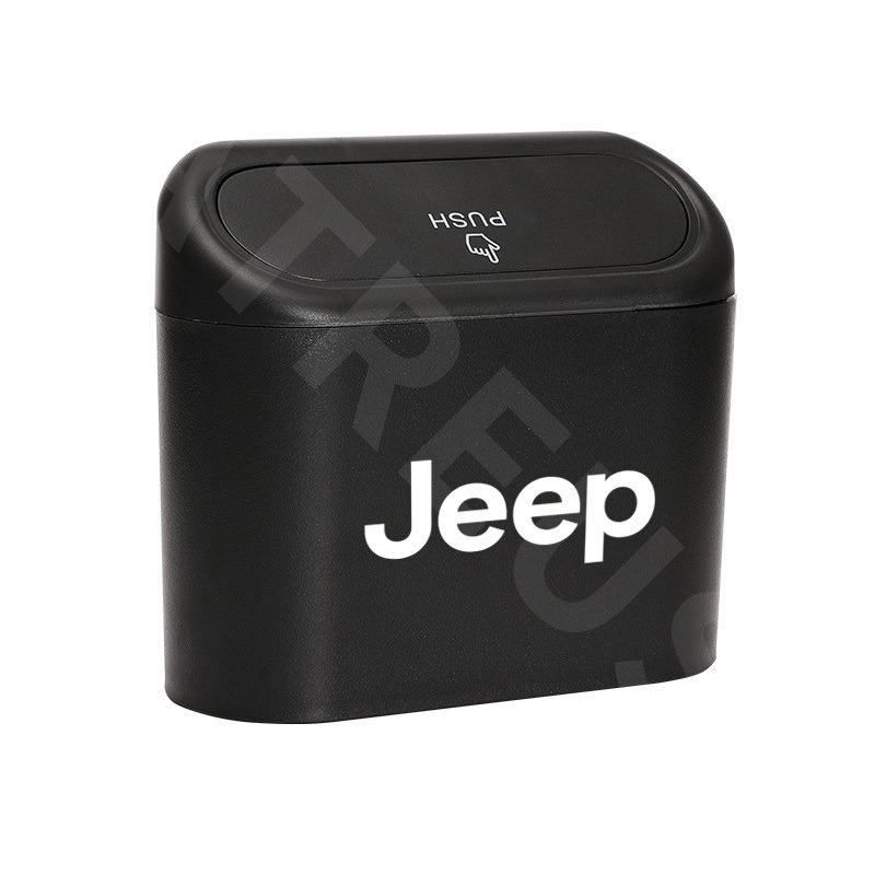 Jeep Tempat Sampah Mobil Gantung Tutup Flip Dustbin Tipe Tekan Storage Box Organizer Aksesoris Mobil Untuk Kompas Renegade2022 Willys Wrangler jk Cherokee xj