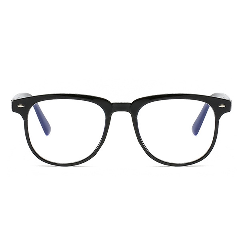 【COD】Kacamata Anti Radiasi Korea Wanita Kacamata Anti blue Untuk Pria Dan Wanita Fashion Gaya retro flat Eyeglasses